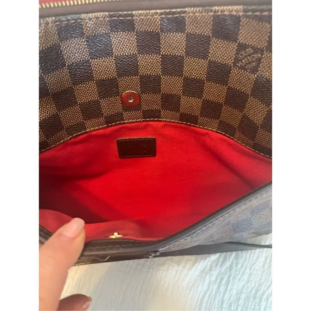 Louis Vuitton Bloomsbury Messenger Bag In Brown Damier Canvas Rare and Retired